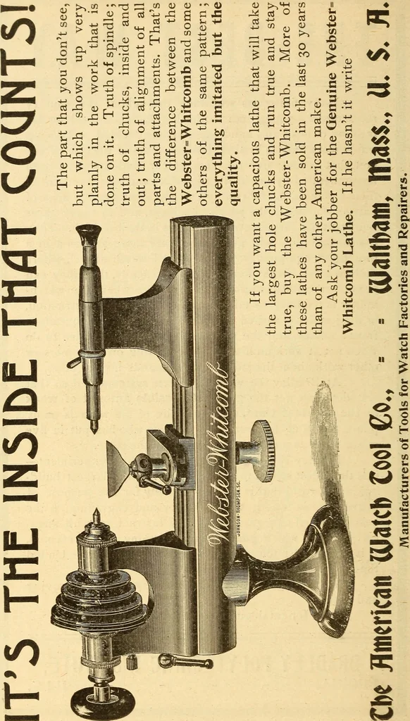 An illustration from The watchmakers' lathe, its use and abuse; a story of the lathe in its various forms, past and present, its construction and proper uses, 1903, leaf 273