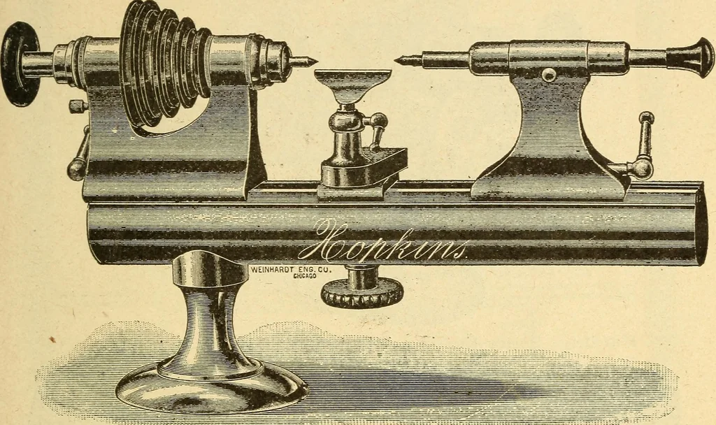 An illustration from The watchmakers' lathe, its use and abuse; a story of the lathe in its various forms, past and present, its construction and proper uses, 1903, leaf 282