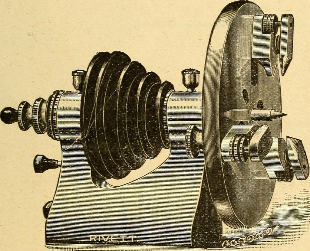 An illustration from The watchmakers' lathe, its use and abuse; a story of the lathe in its various forms, past and present, its construction and proper uses, 1903, leaf 78