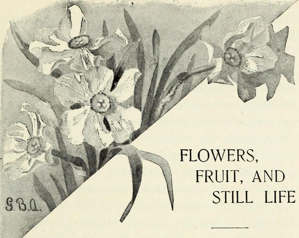 An illustration from Water color painting, a book of elementary instruction for beginners and amateurs. With illustrations by the author, 1898, leaf 114