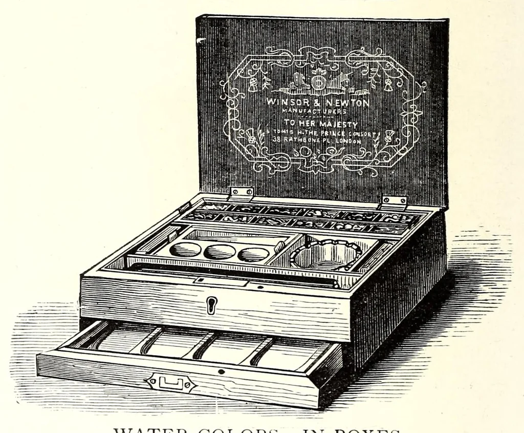 An illustration from Water color painting : description of materials with directions for their use in elementary practice : sketching from nature in water color, 1882, leaf 148