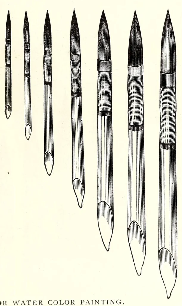 An illustration from Water color painting : description of materials with directions for their use in elementary practice : sketching from nature in water color, 1882, leaf 161
