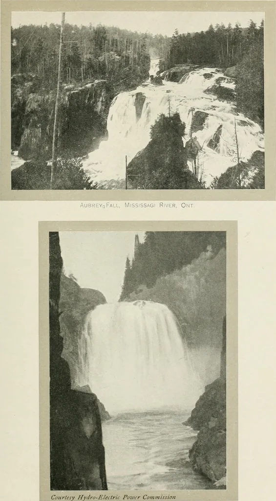 An illustration from Water-powers of Canada, 1911, leaf 136