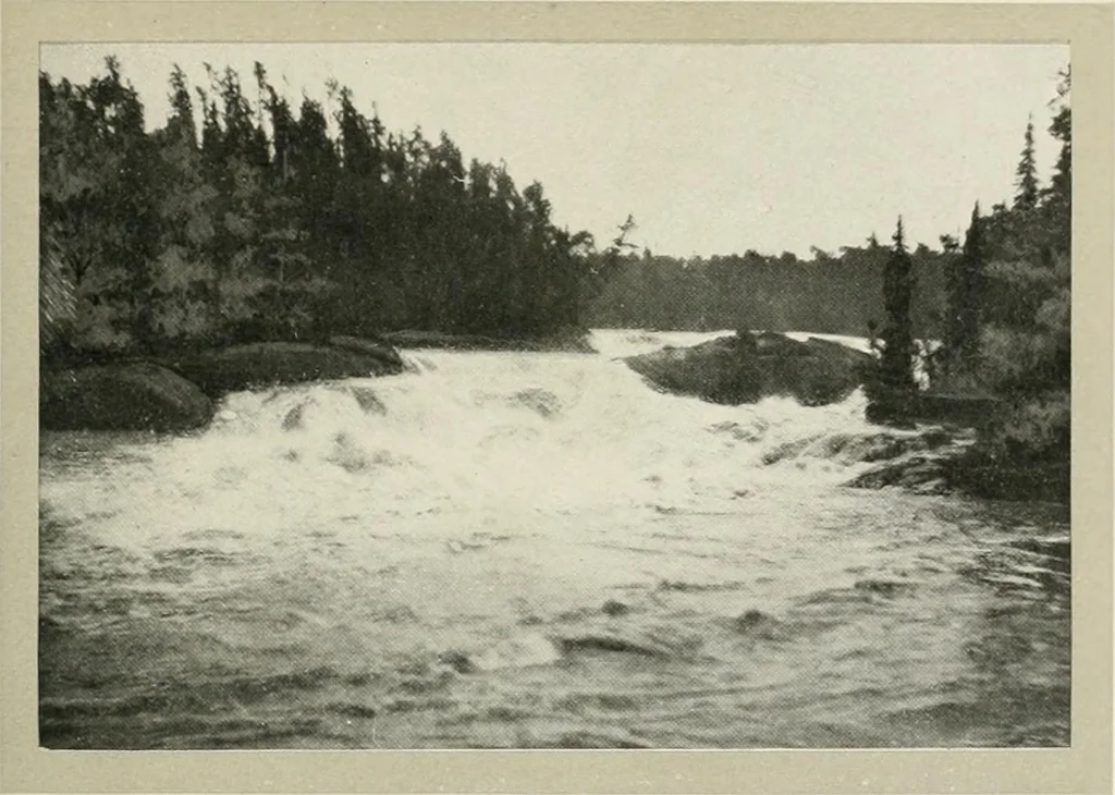 An illustration from Water-powers of Canada, 1911, leaf 148