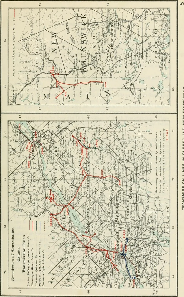 An illustration from Water-powers of Canada, 1911, leaf 218