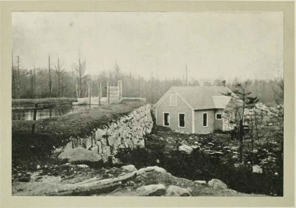 An illustration from Water-powers of Canada, 1911, leaf 289