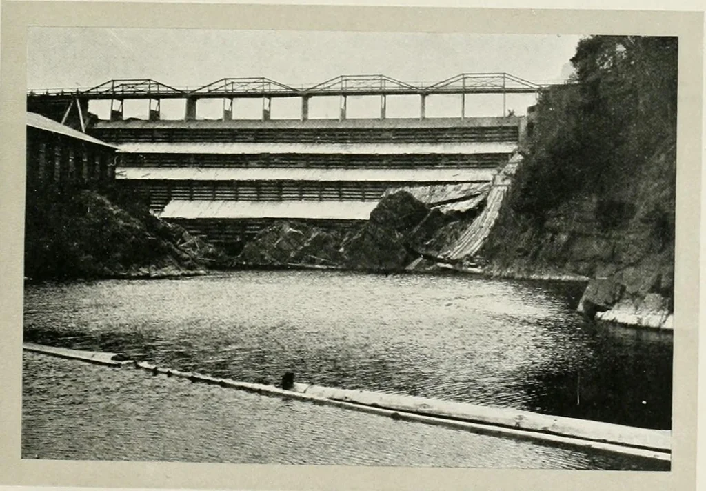 An illustration from Water-powers of Canada, 1911, leaf 290