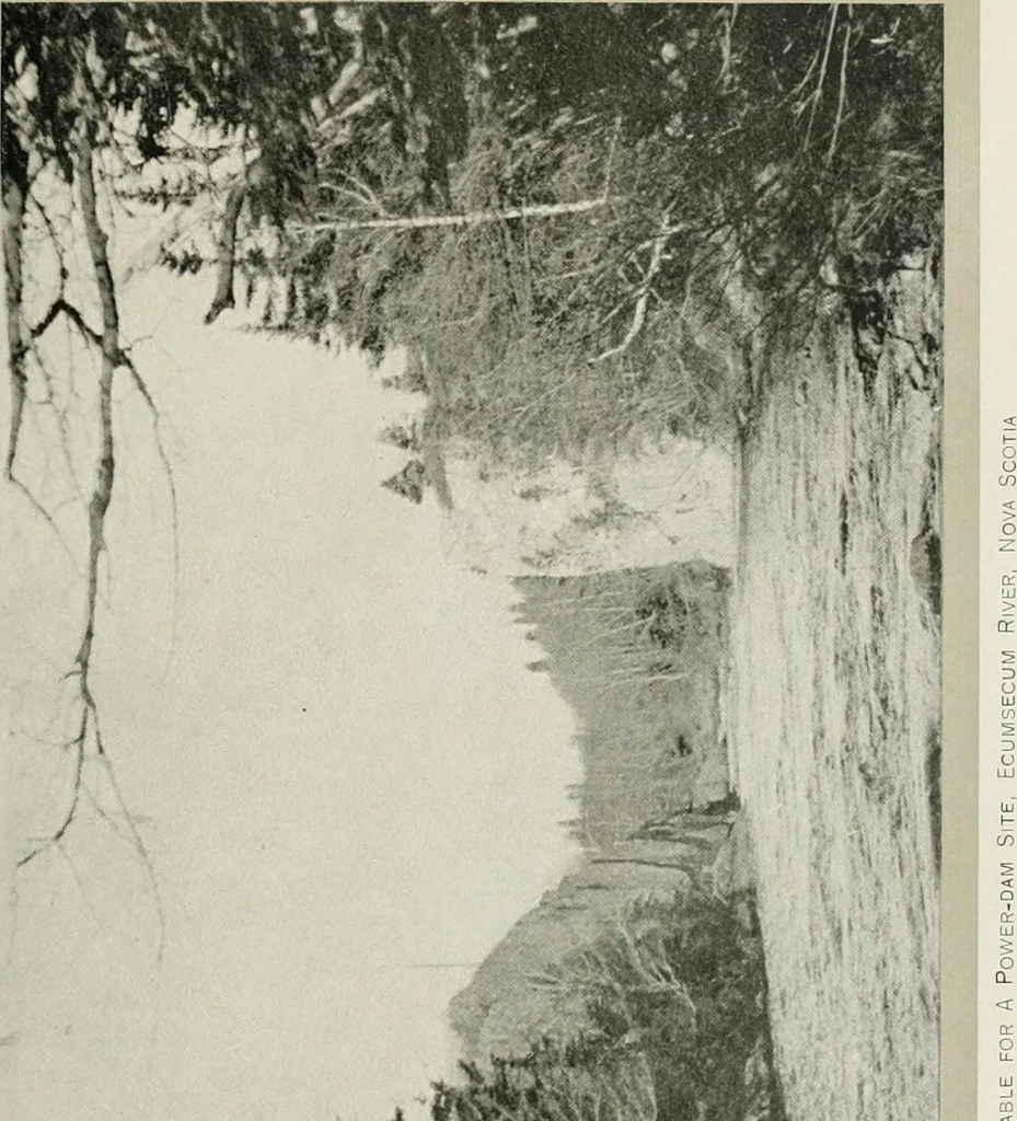An illustration from Water-powers of Canada, 1911, leaf 296