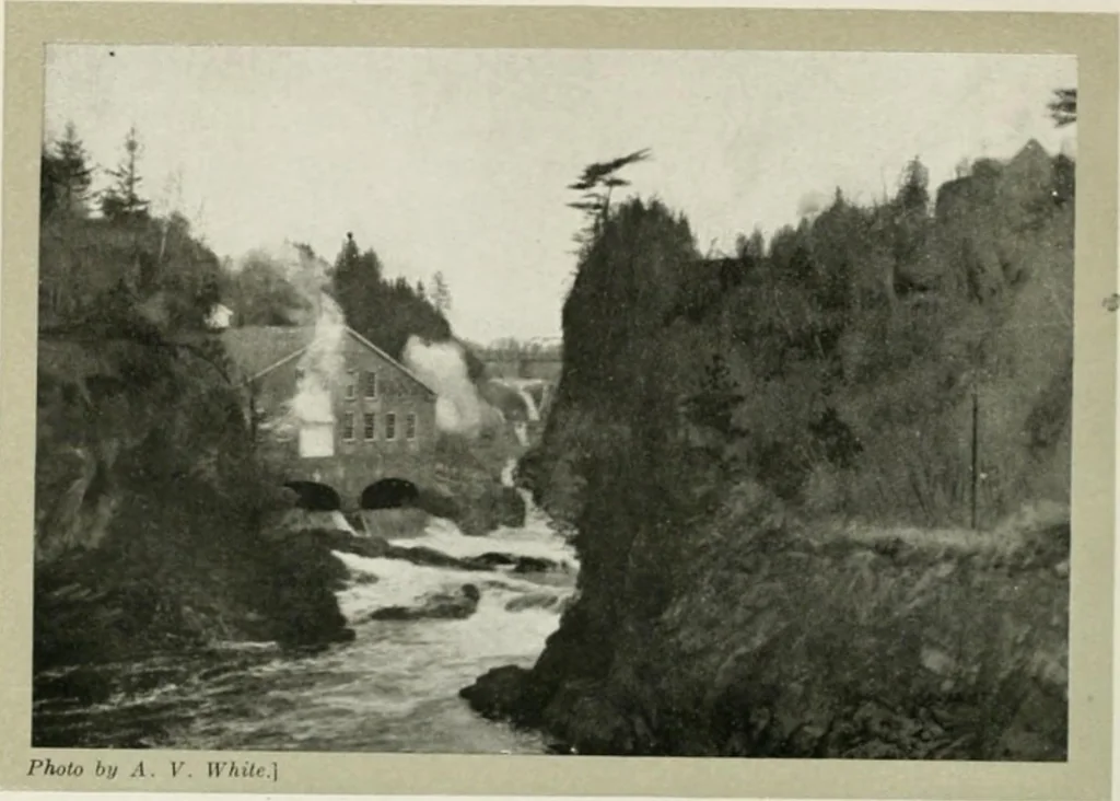 An illustration from Water-powers of Canada, 1911, leaf 331