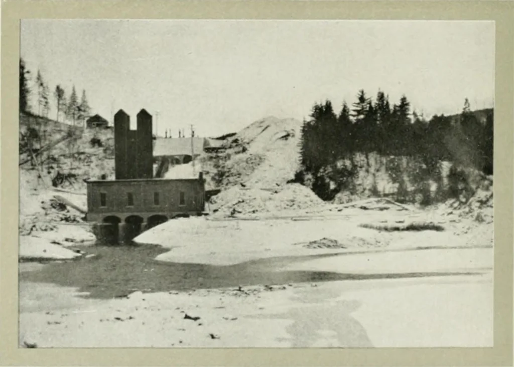 An illustration from Water-powers of Canada, 1911, leaf 331