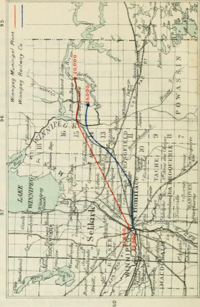 An illustration from Water-powers of Canada, 1911, leaf 393