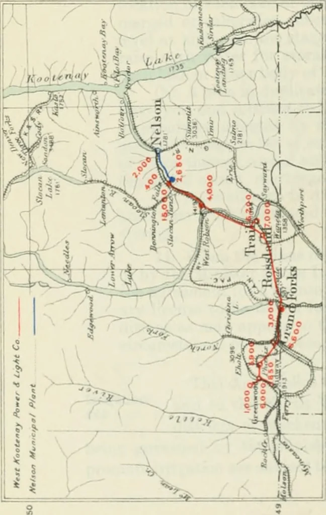 An illustration from Water-powers of Canada, 1911, leaf 393