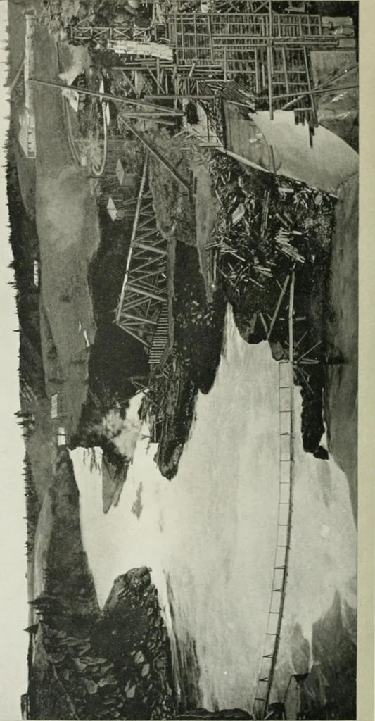 An illustration from Water-powers of Canada, 1911, leaf 397