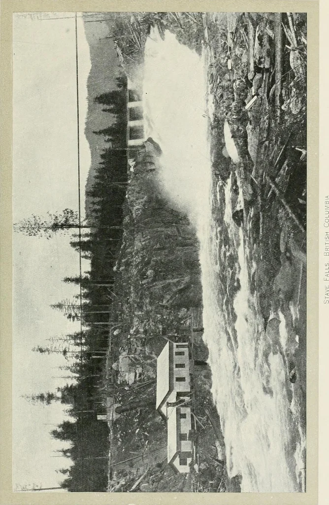 An illustration from Water-powers of Canada, 1911, leaf 432