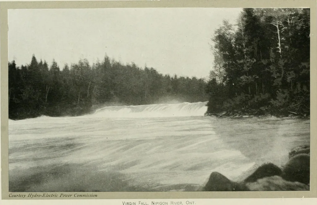 An illustration from Water-powers of Canada, 1911, leaf 51