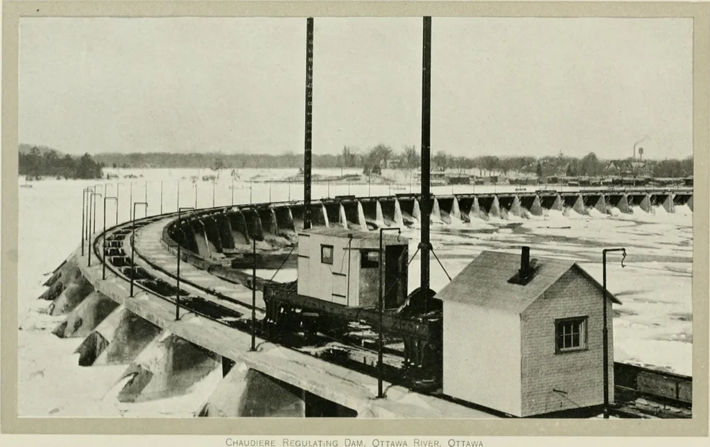 An illustration from Water-powers of Canada, 1911, leaf 63