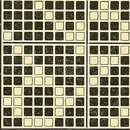 An illustration from Weave construction and cloth analysis : glossary of weaves, elementary textile designing, analysis of cotton fabrics, analysis of woolen and worsted fabrics, twill weaves and derivatives, satin and other weaves, combination weaves, construction of spot weaves, weaves for backed cotton fabrics, 1905, leaf 36
