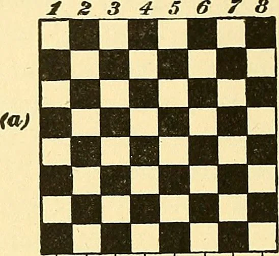 An illustration from Weave construction and cloth analysis : glossary of weaves, elementary textile designing, analysis of cotton fabrics, analysis of woolen and worsted fabrics, twill weaves and derivatives, satin and other weaves, combination weaves, construction of spot weaves, weaves for backed cotton fabrics, 1905, leaf 61