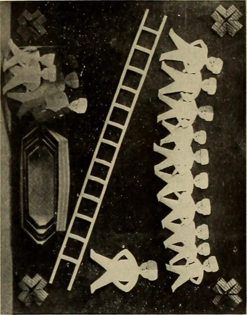 An illustration from The weaver's shuttle (weberschiffehen) .., 1914, leaf 12
