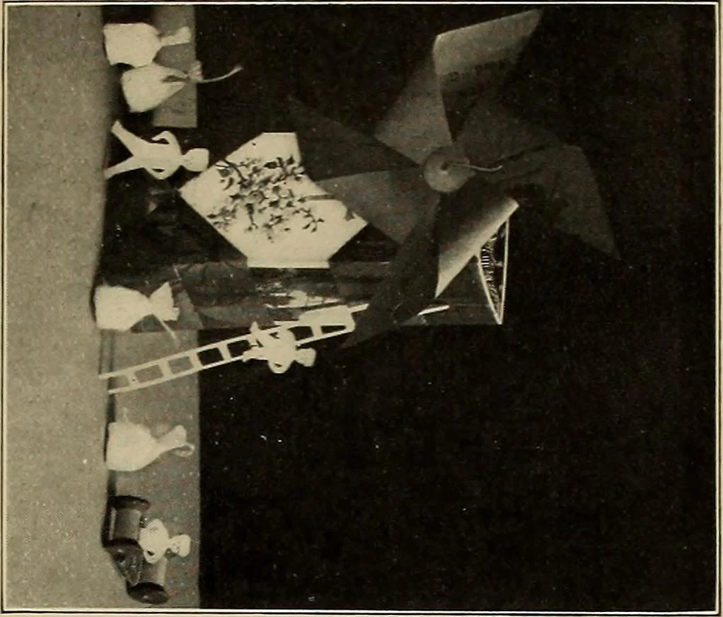 An illustration from The weaver's shuttle (weberschiffehen) .., 1914, leaf 36