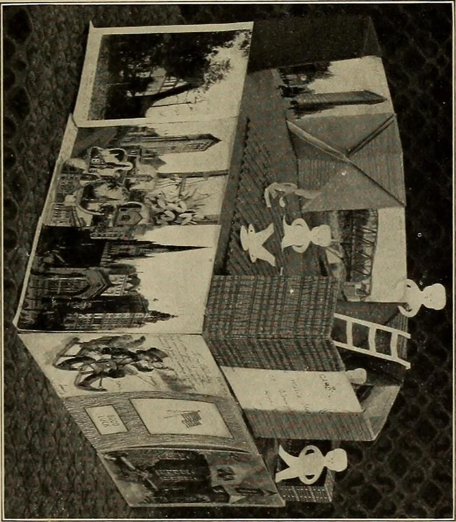 An illustration from The weaver's shuttle (weberschiffehen) .., 1914, leaf 36