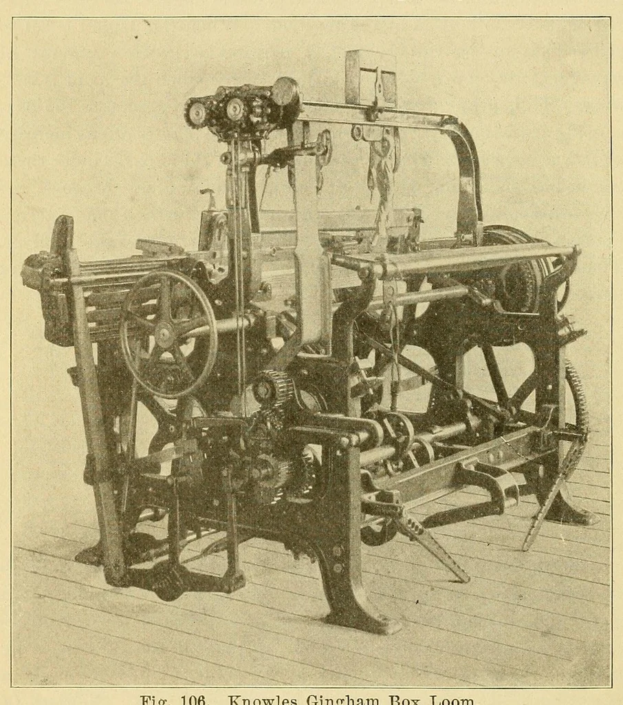 An illustration from Weaving ... Instruction paper .., 1900, leaf 12