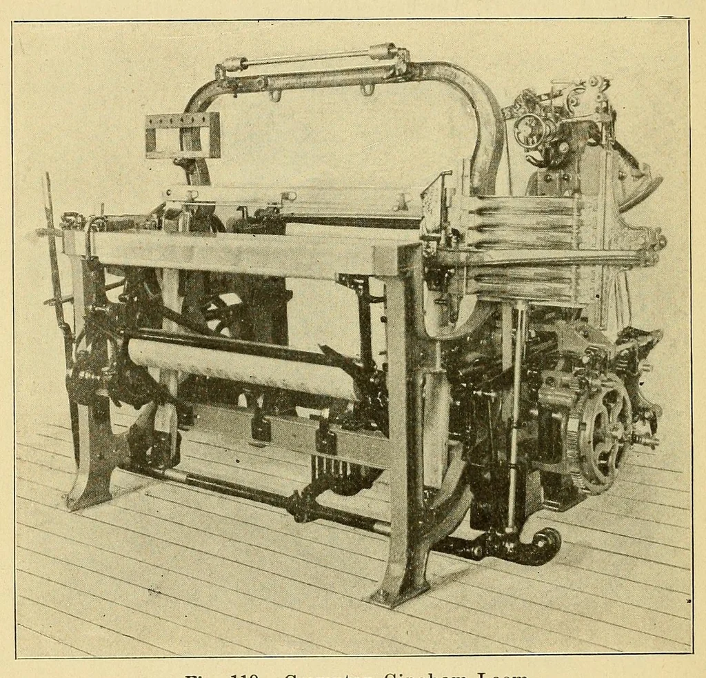 An illustration from Weaving ... Instruction paper .., 1900, leaf 36
