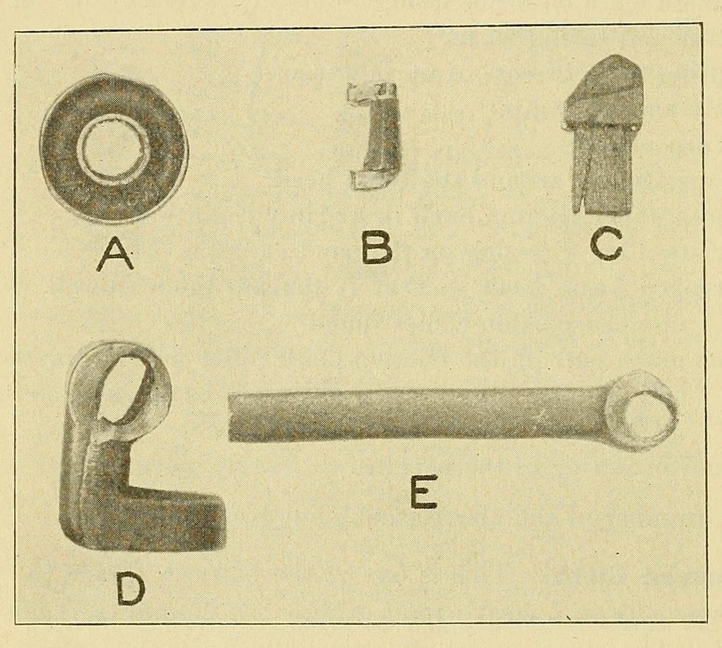 An illustration from Weaving ... Instruction paper .., 1900, leaf 70