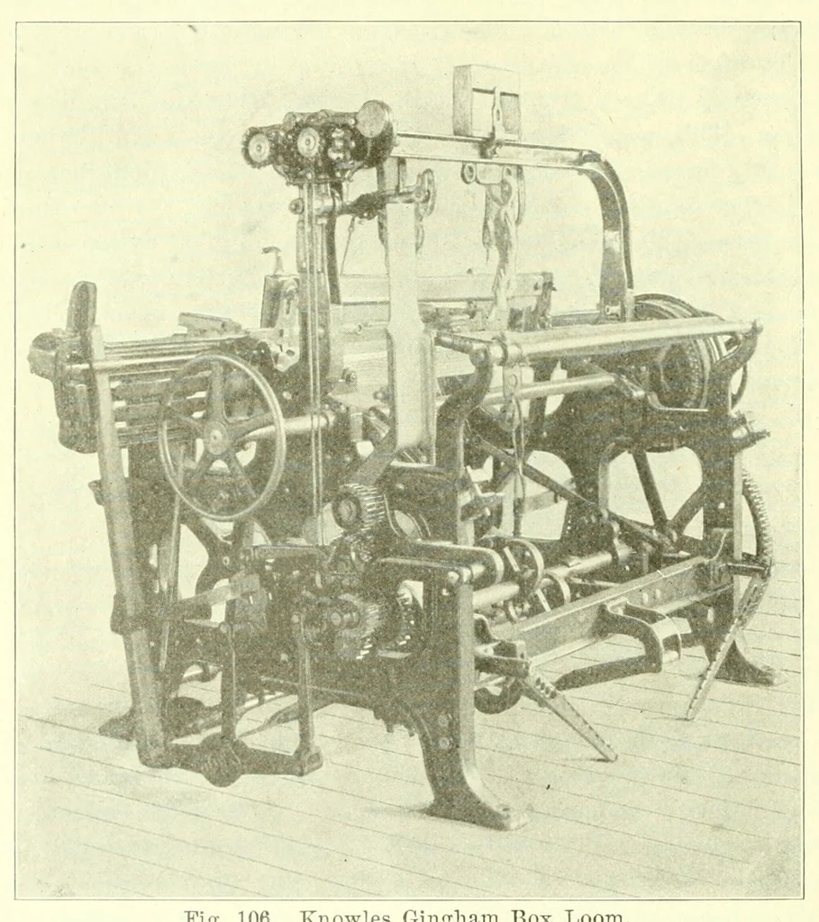 An illustration from Weaving : instruction paper, 1903, leaf 14