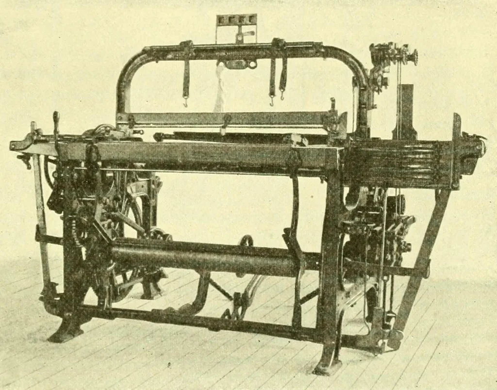 An illustration from Weaving : instruction paper, 1903, leaf 17