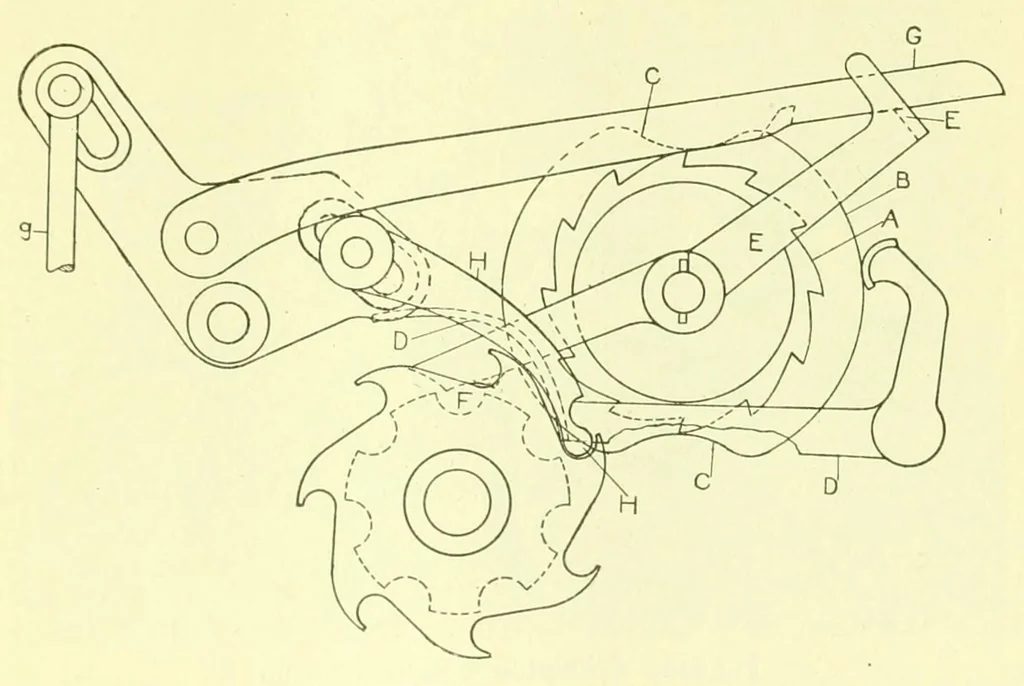 An illustration from Weaving : instruction paper, 1903, leaf 33