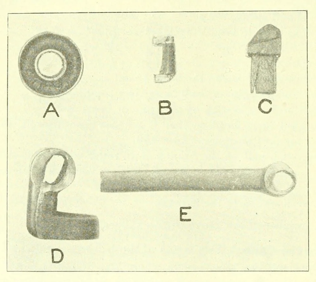 An illustration from Weaving : instruction paper, 1903, leaf 72