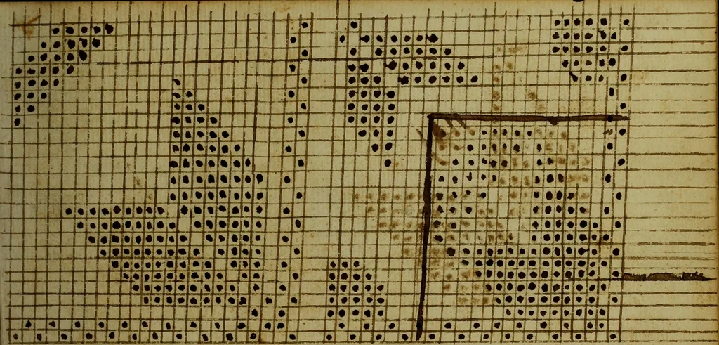 An illustration from [Weaving pattern book, 1819, leaf 118