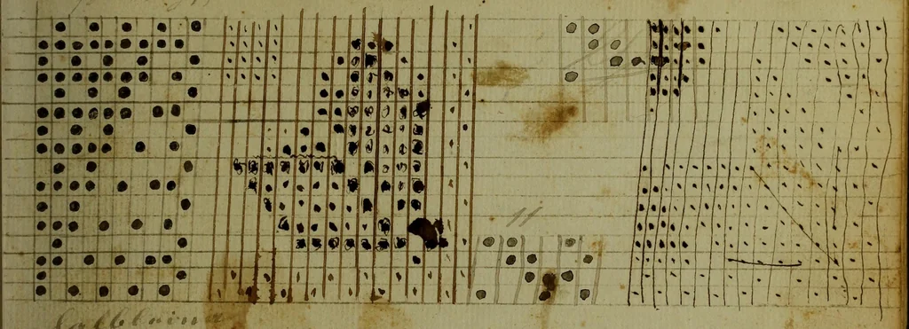 An illustration from [Weaving pattern book, 1819, leaf 76