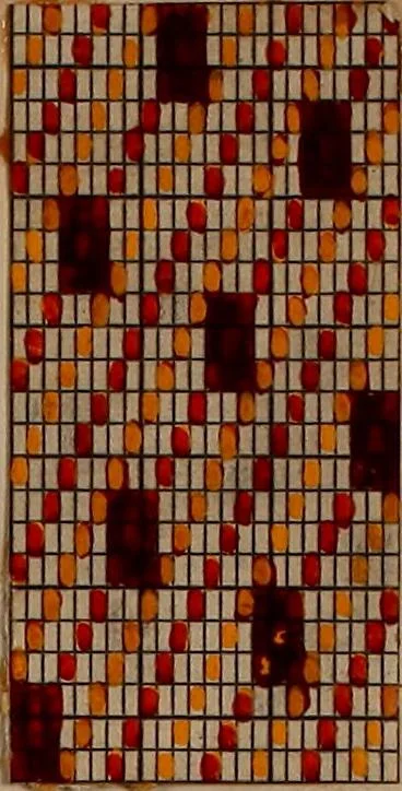 An illustration from [Weaving pattern and sample book, 1900, leaf 115
