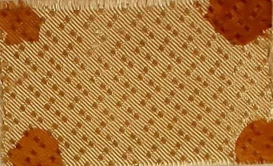 An illustration from [Weaving pattern and sample book, 1900, leaf 117
