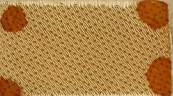 An illustration from [Weaving pattern and sample book, 1900, leaf 117