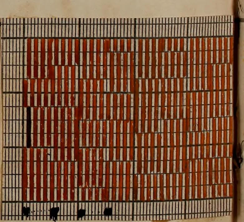 An illustration from [Weaving pattern and sample book, 1900, leaf 131