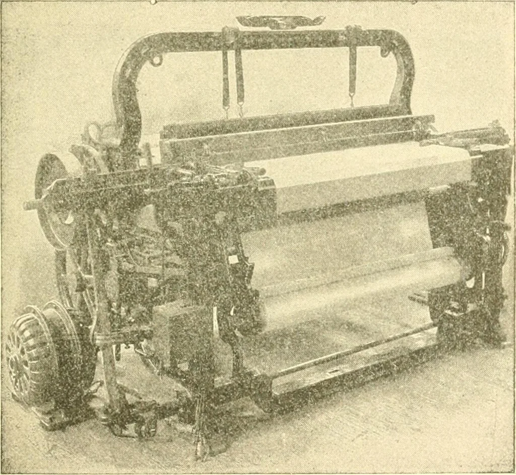 An illustration from Weaving - plain and fancy, 1907, leaf 110