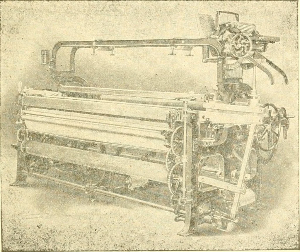 An illustration from Weaving - plain and fancy, 1907, leaf 112