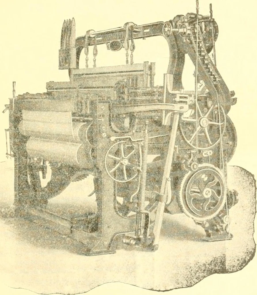 An illustration from Weaving - plain and fancy, 1907, leaf 116