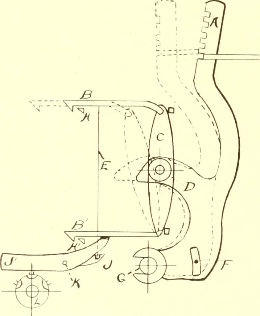 An illustration from Weaving - plain and fancy, 1907, leaf 63
