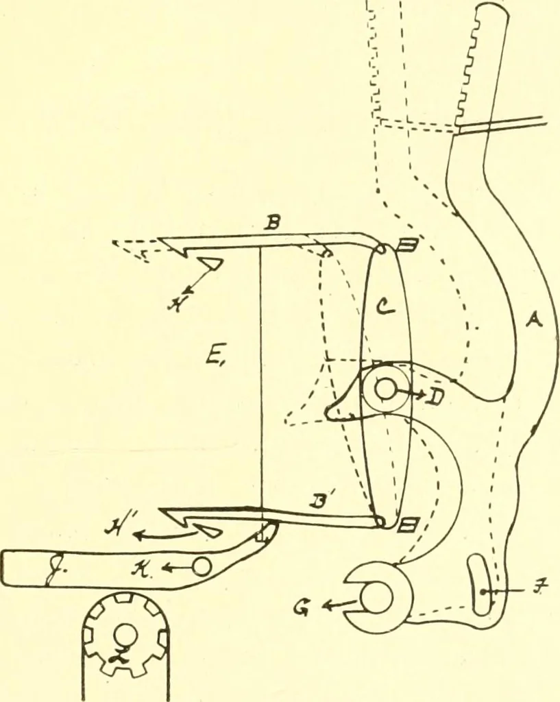 An illustration from Weaving - plain and fancy, 1907, leaf 64