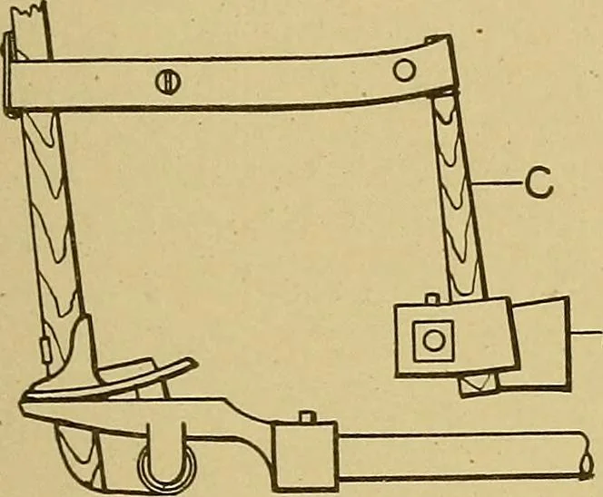An illustration from Weaving; a practical guide to the mechanical construction, operation, and care of weaving machinery, and all details of the mechanical processes involved in weaving, 1909, leaf 152