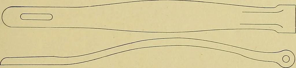 An illustration from Weaving; a practical guide to the mechanical construction, operation, and care of weaving machinery, and all details of the mechanical processes involved in weaving, 1909, leaf 156