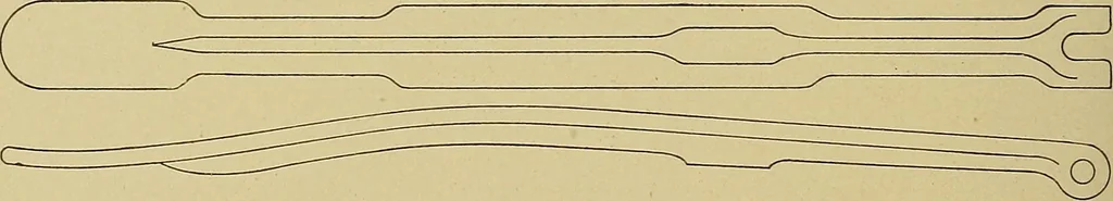 An illustration from Weaving; a practical guide to the mechanical construction, operation, and care of weaving machinery, and all details of the mechanical processes involved in weaving, 1909, leaf 157