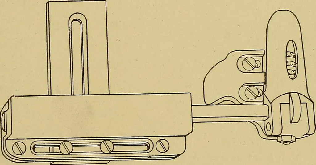 An illustration from Weaving; a practical guide to the mechanical construction, operation, and care of weaving machinery, and all details of the mechanical processes involved in weaving, 1909, leaf 228