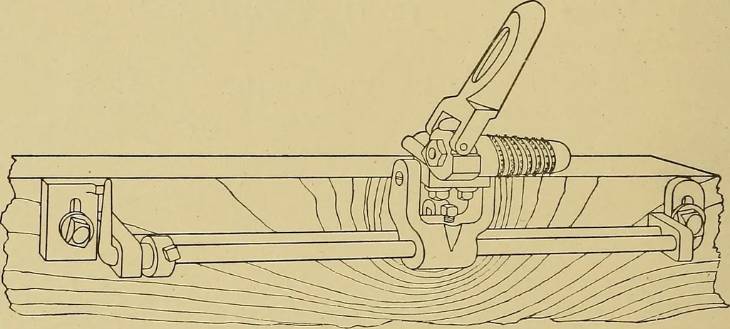 An illustration from Weaving; a practical guide to the mechanical construction, operation, and care of weaving machinery, and all details of the mechanical processes involved in weaving, 1909, leaf 229