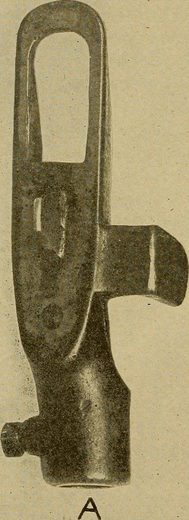 An illustration from Weaving; a practical guide to the mechanical construction, operation, and care of weaving machinery, and all details of the mechanical processes involved in weaving, 1909, leaf 271