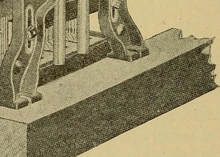 An illustration from Weaving; a practical guide to the mechanical construction, operation, and care of weaving machinery, and all details of the mechanical processes involved in weaving, 1909, leaf 325